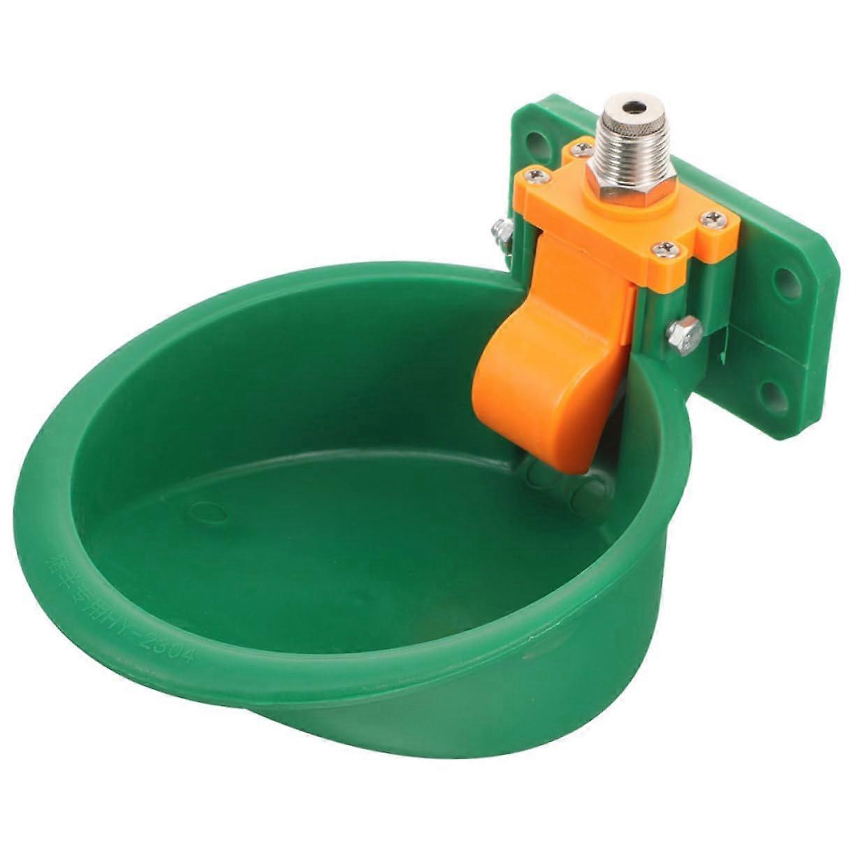 Automatic Livestock Waterer Bowl with Float Valve for Cattle Horse Sheep Calf Farm Use Durable Plastic