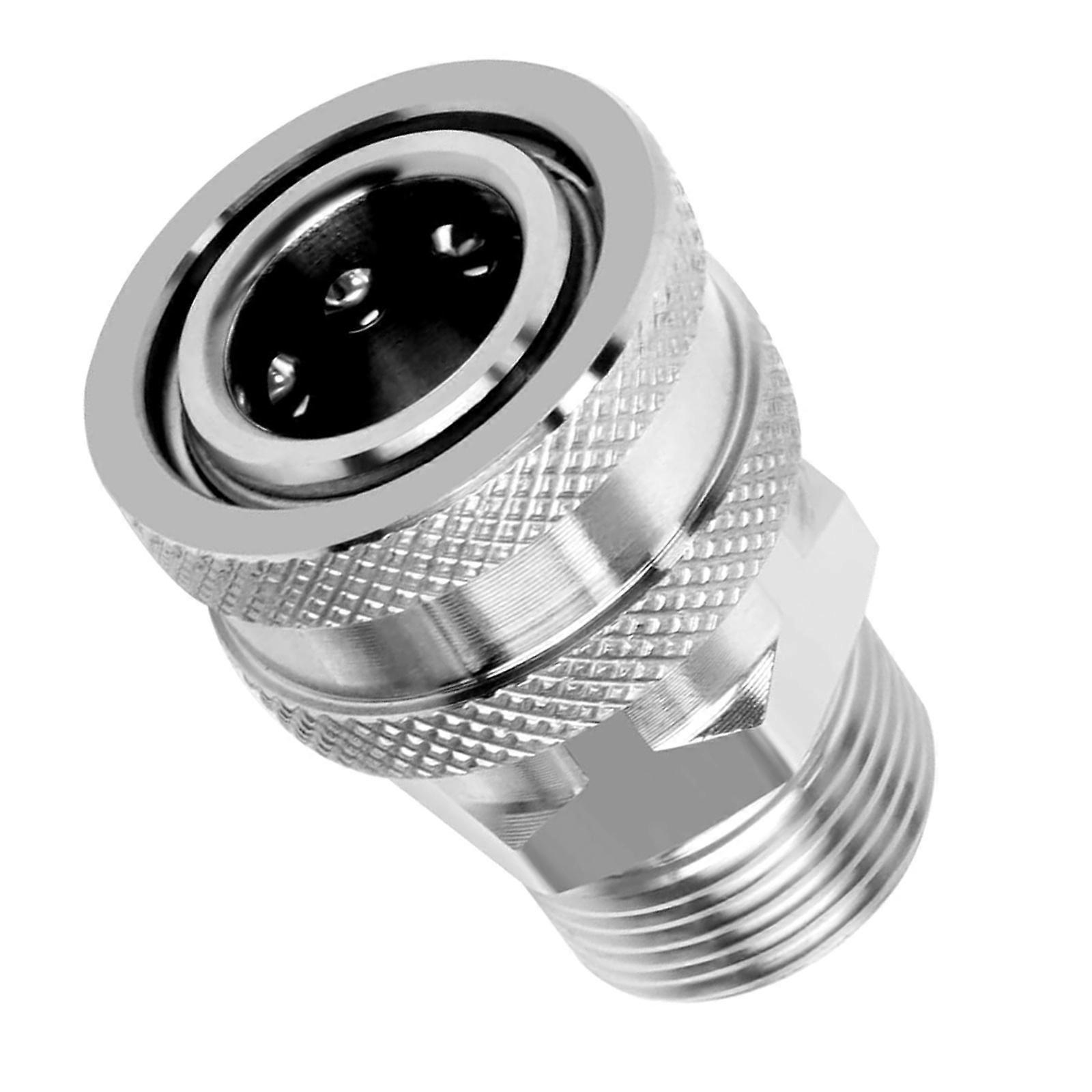 Stainless Steel Quickly Connects Swivels Adapter For Pressure Washers 360 Rotations Durability Hose Connector Multicolor