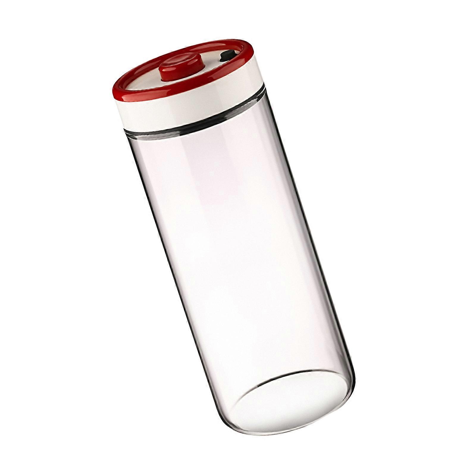 Coffee Preservation Container With Airtight Vacuum Seal Shatter Resistant Glass Design Pantries Organizers 4 Capacity Option Multicolor