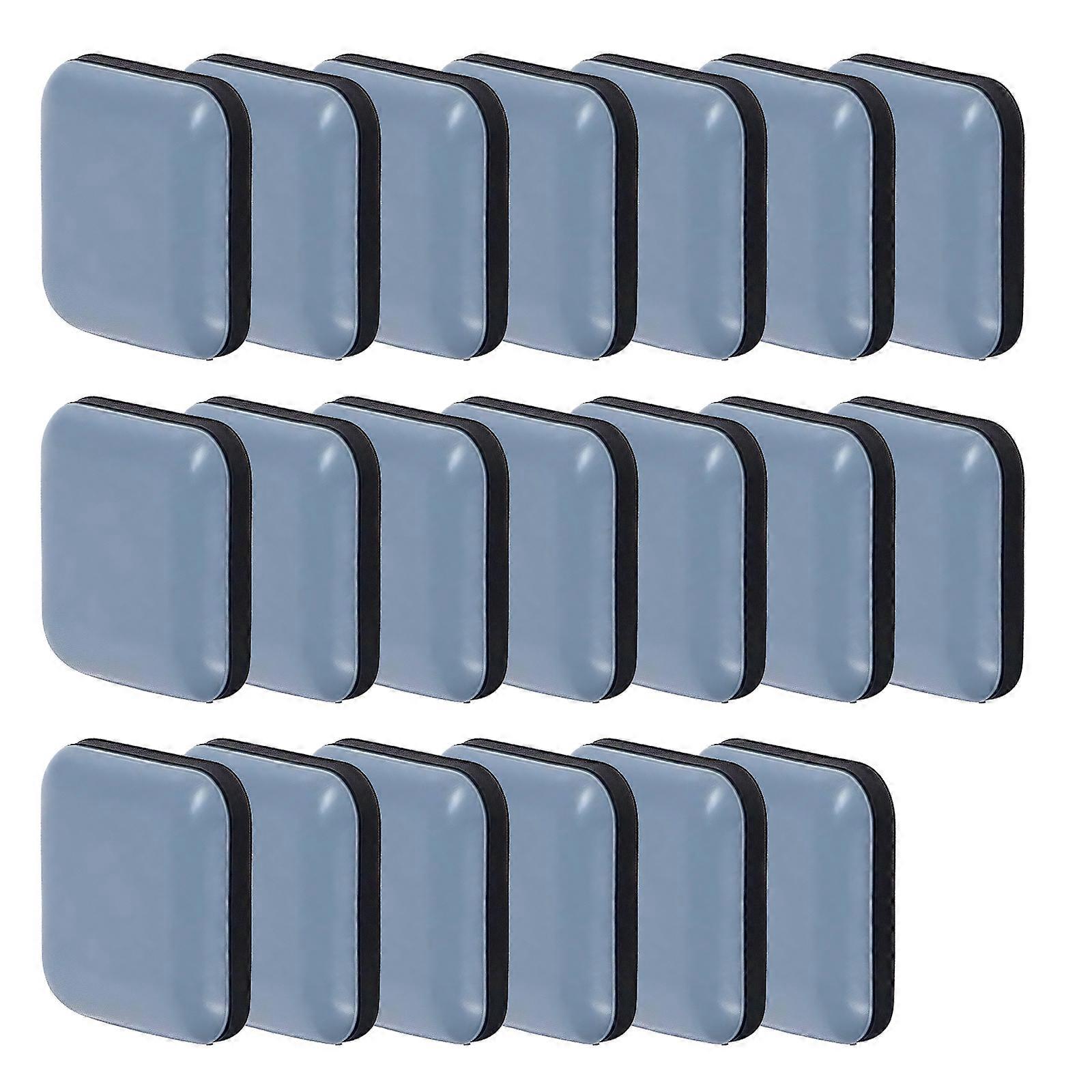 Upgrades Auto Adhesive Square Furniture Pad Heavy Duty Not Slip Floor Protectors Square Floor Pad for Quiet Movement  40x40mm