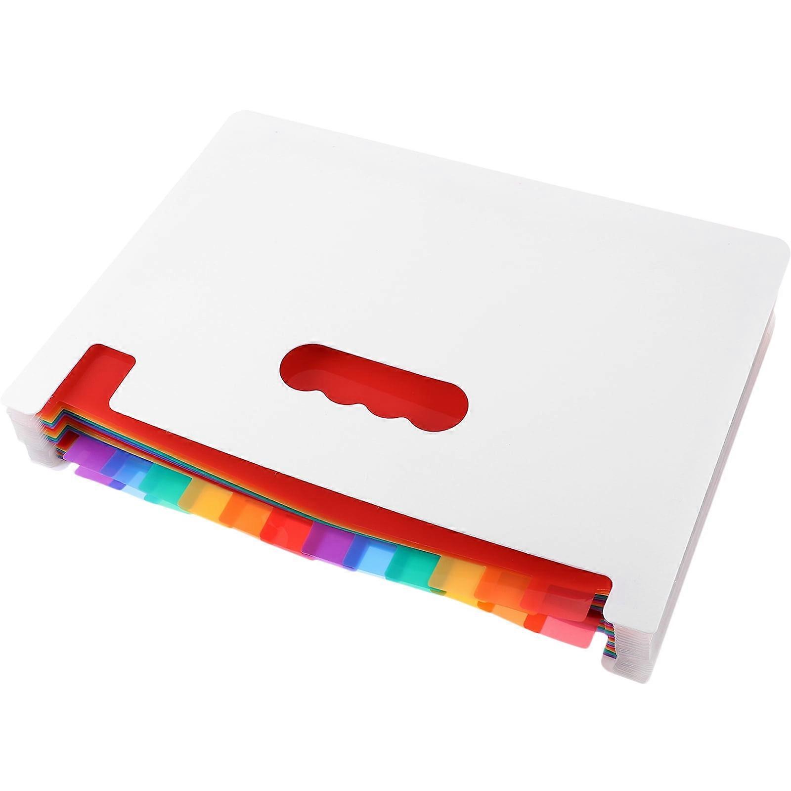 Desktop Organizer Folders Receipt File Storage Holder Expanding Accordion Office