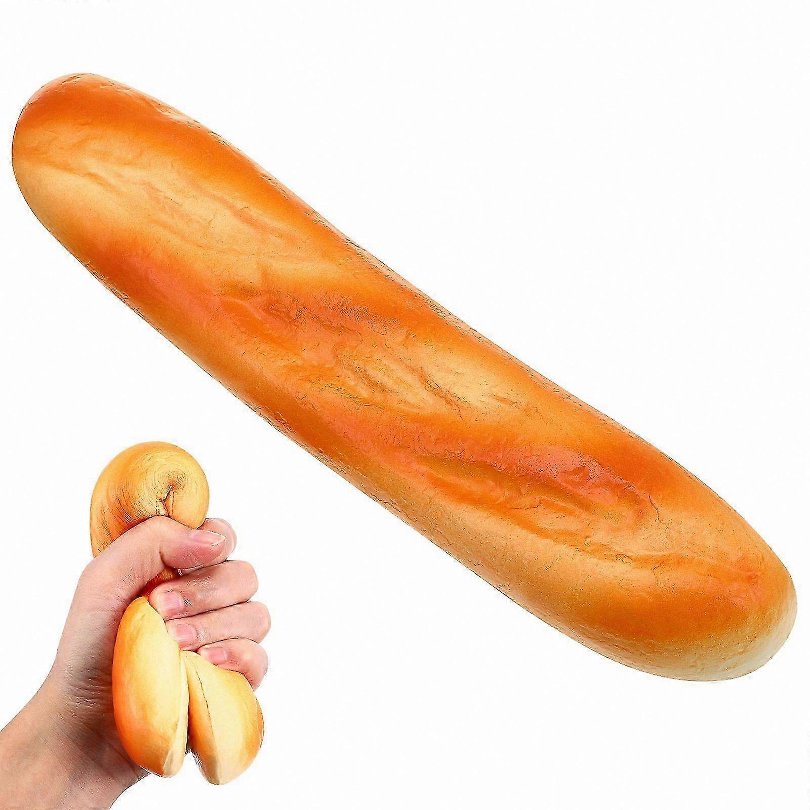 Artificial Bread Loaf Simulation Kitchen Decor Prop for Food Display (Baguette Style)