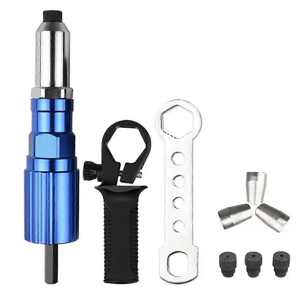 Electric Rivet Gun for 2.4mm-4.8mm Rivets, Cordless Nut Insert Power Tool