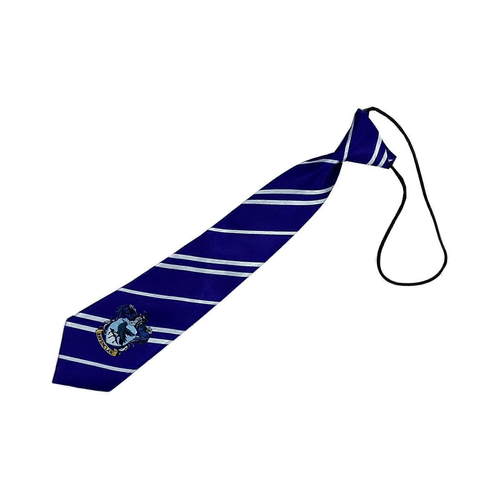 Stripy Fasten Wizard Tie For Business Casual Outfits Soft Textured Polyester Lightweight Design Wrinkle Resistant Fabric  E1