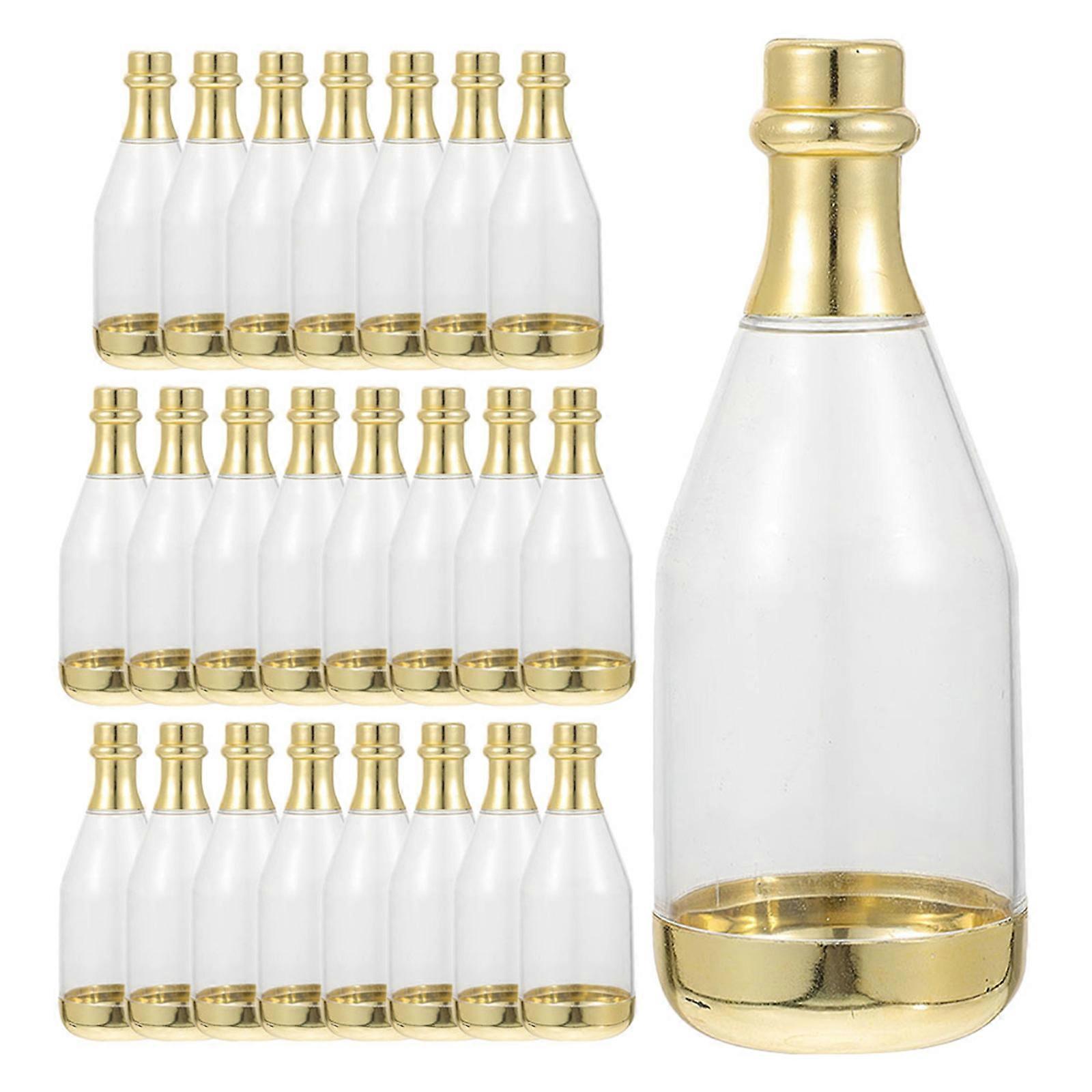 24pcs Candy Storage Bottles Party Favor Containers Bottle Shaped Candy Containers