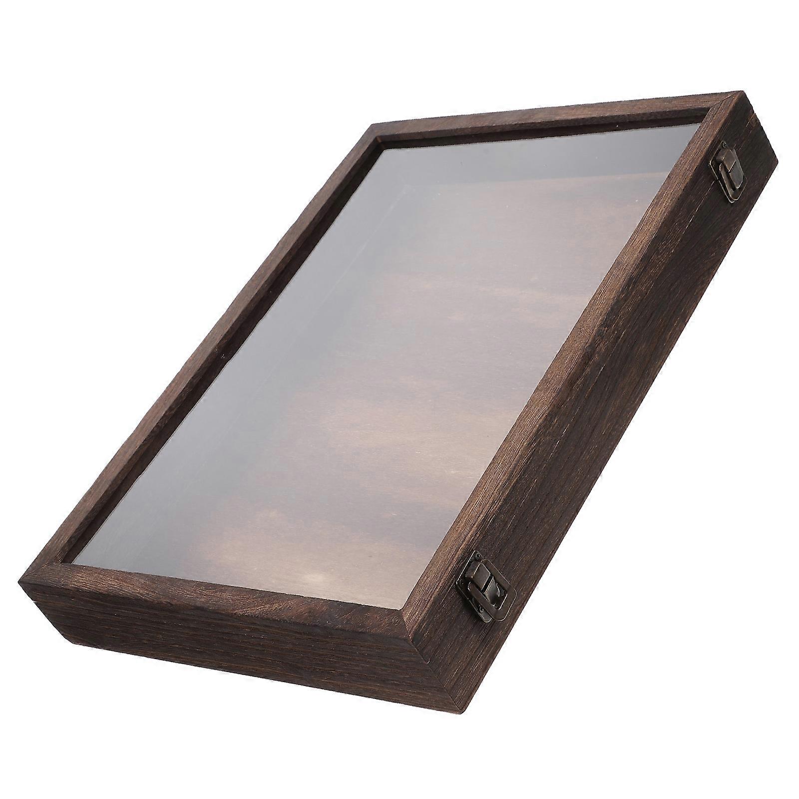 Specimen Box Dried Flower Display Case Insect Display Case Wooden Butterflies Specimen Display Case