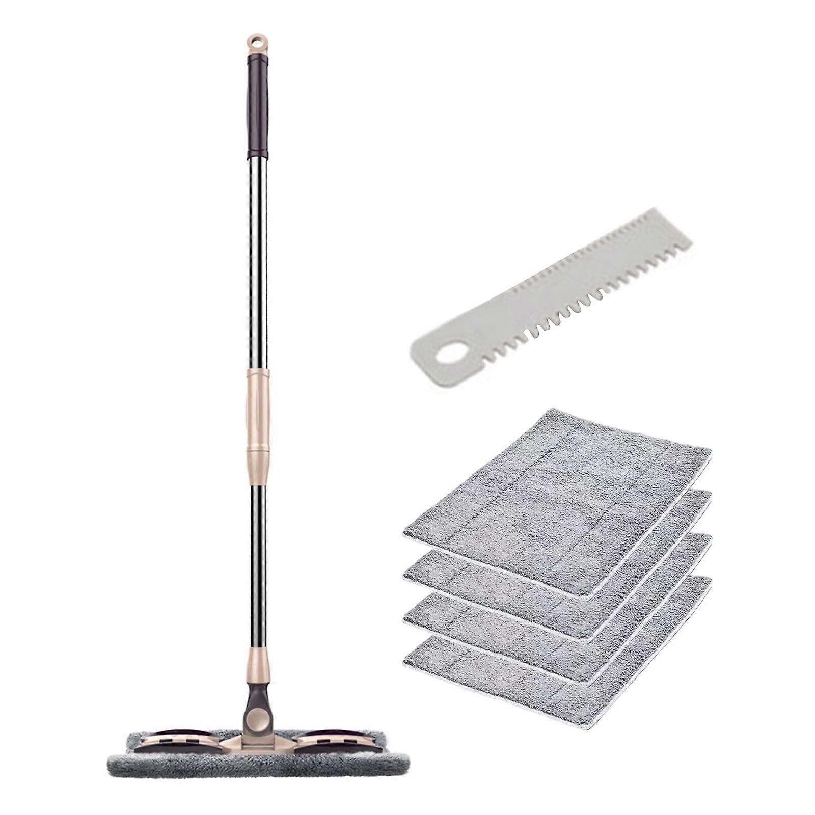 Easy to use Extended Rectangular Mop for Home Cleaning 360 Degree, Dusting Microfiber Pad, 133cm Handle  A