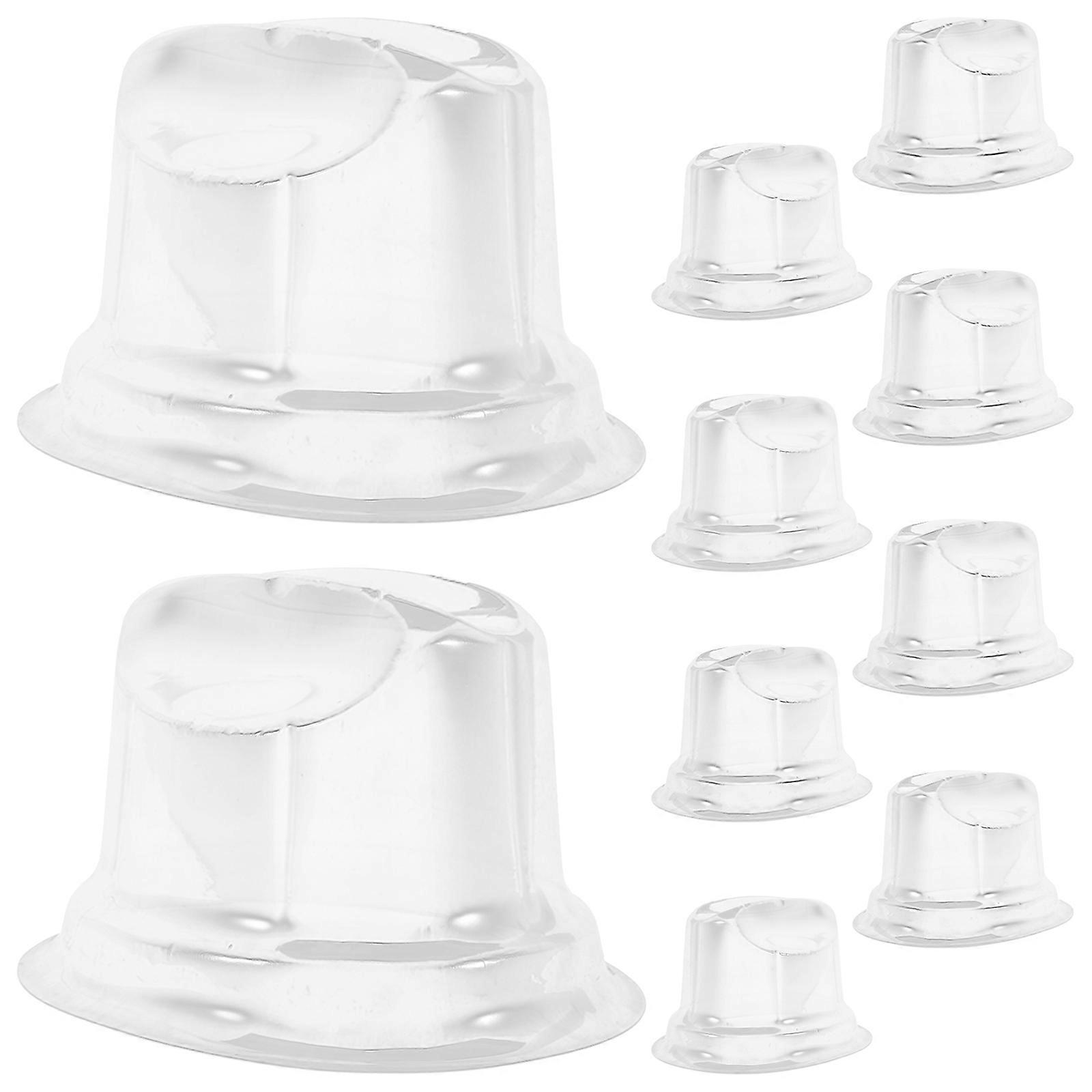 Cap Holder Organizer Hat Rack for Display 20Pcs Transparent PVC Hat Support