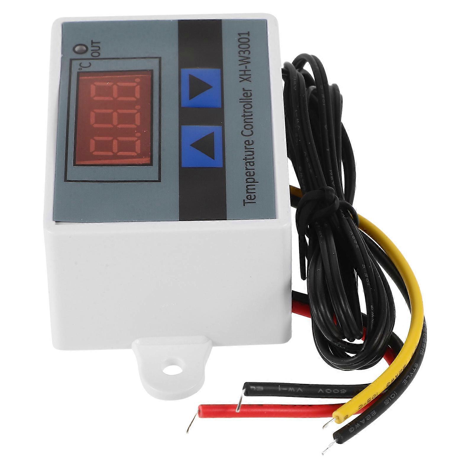 Digital Heat Mat Thermostat Temperature Controller Temperature Control Module For Heating Or Cooling Devices Microcomputer Technology 1Pack