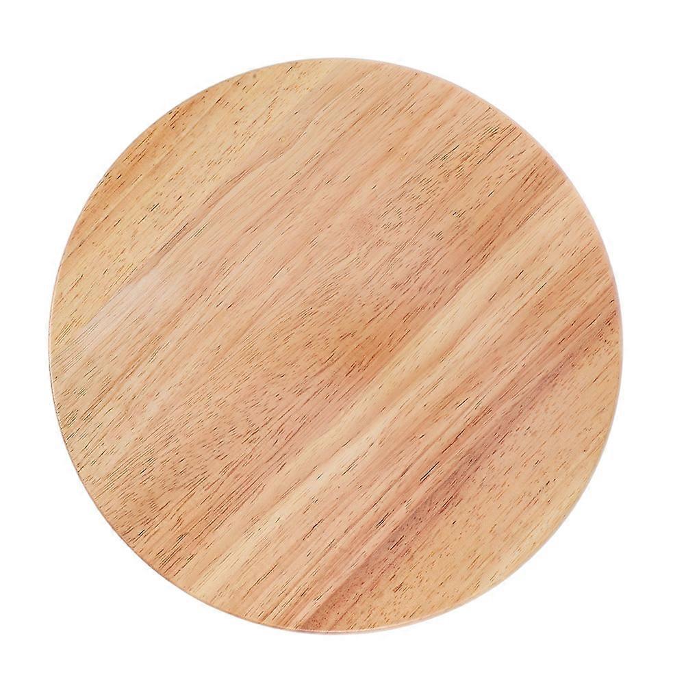 Solid Wood Stool Seat Replacement for Cafe Seating Khaki Wooden Surface