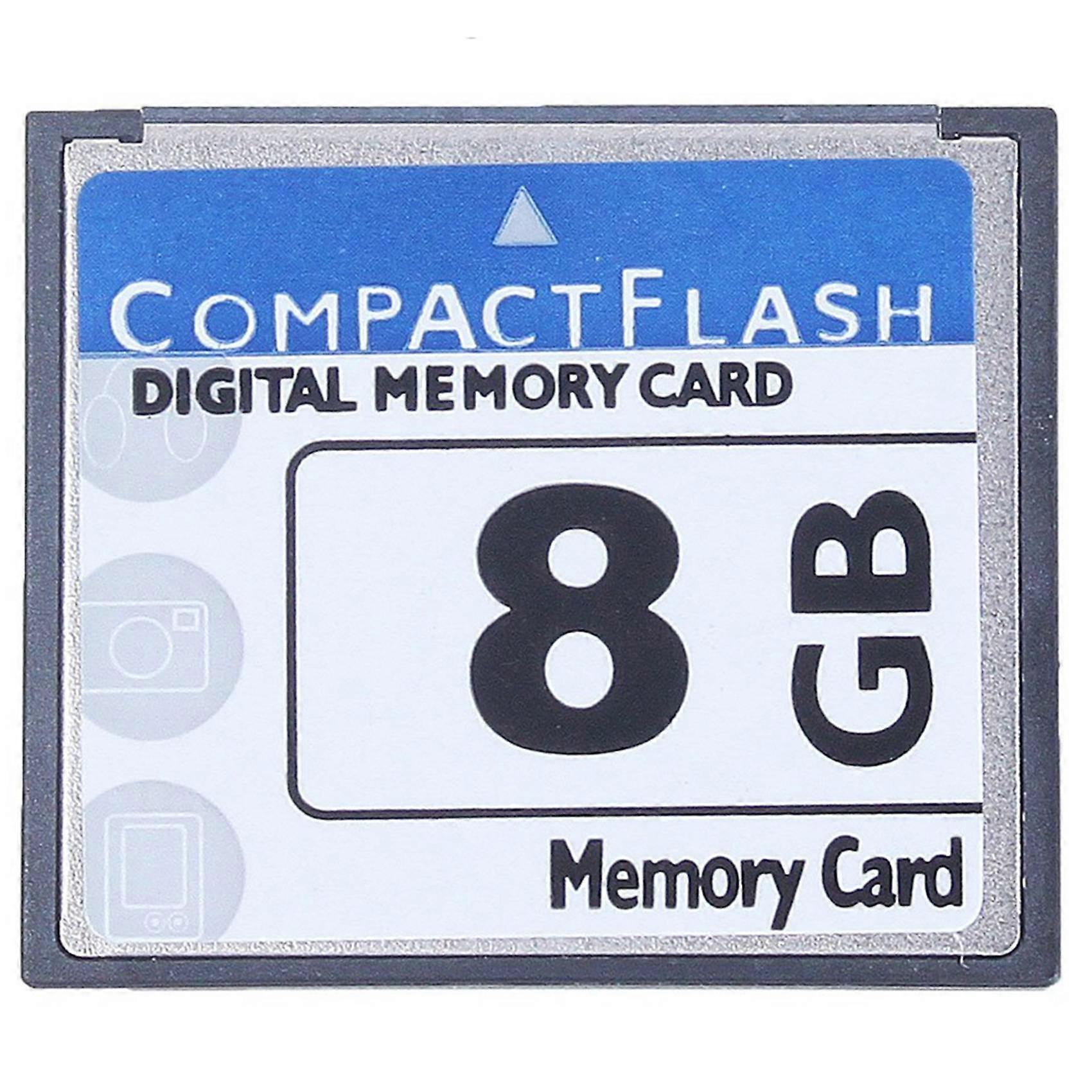4X Professional 8GB Compact Flash Memory Card(White&Blue)