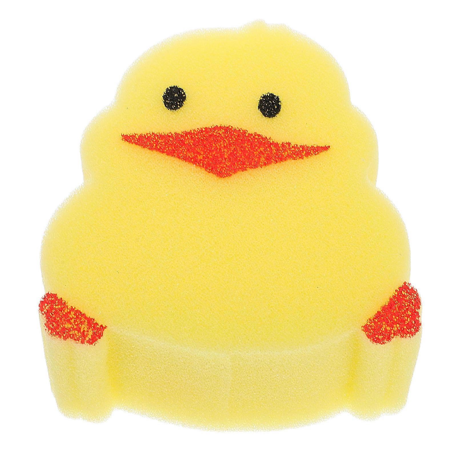 Yellow Sponge Bath for Newborn Baby Soft Bath Sponge Tool