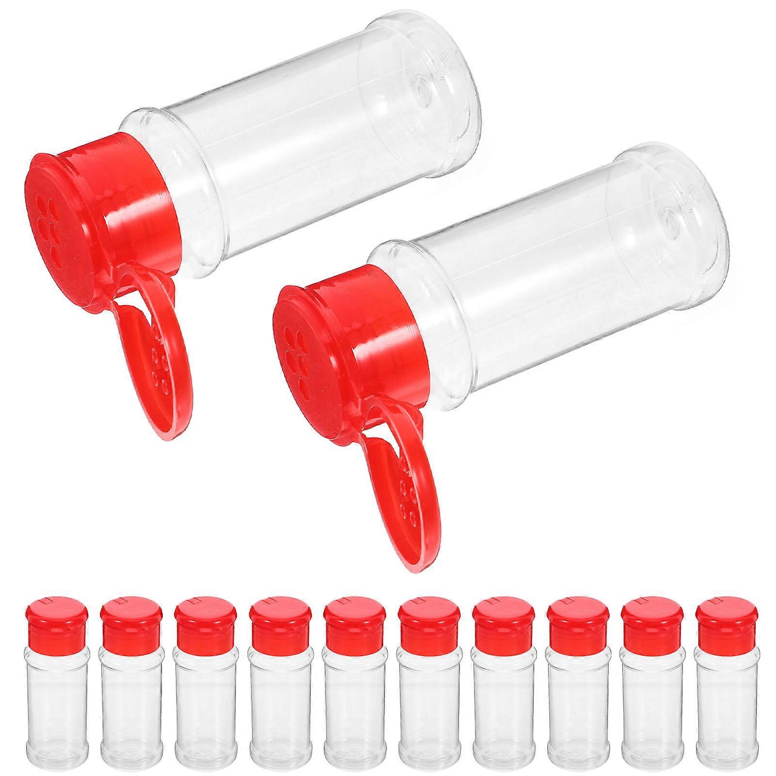 Multipurpose Condiment Jar Salt Shakers for Kitchen Storage 12Pcs