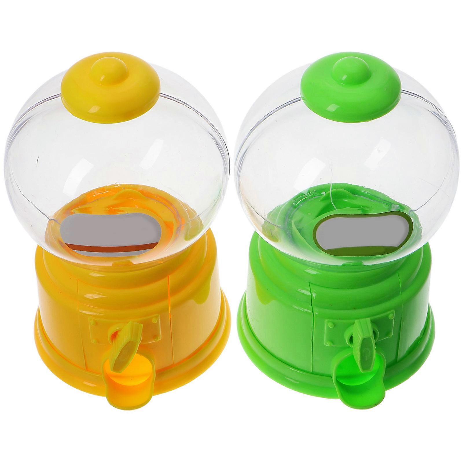 Plastic Mini Candy Dispenser Machine for Kids Sweet Machine 2Pcs