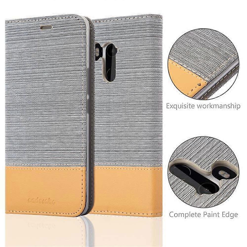 HTC U11 PLUS 保护壳 - 牛仔裤外观和站立功能