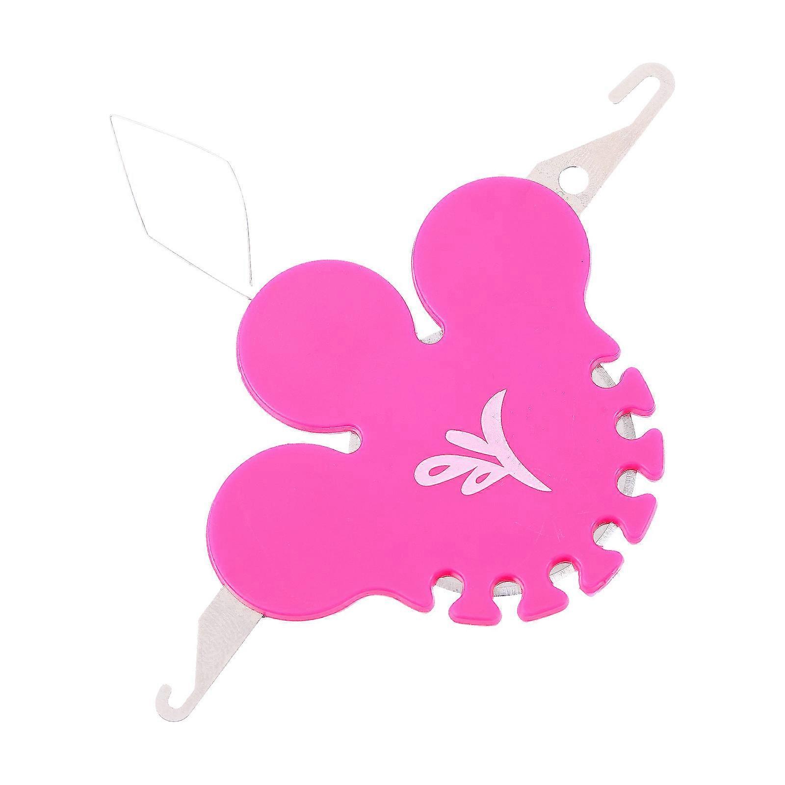 Threader Needle Threader Cutting Tool for Hand Sewing 1Pcs Rosy