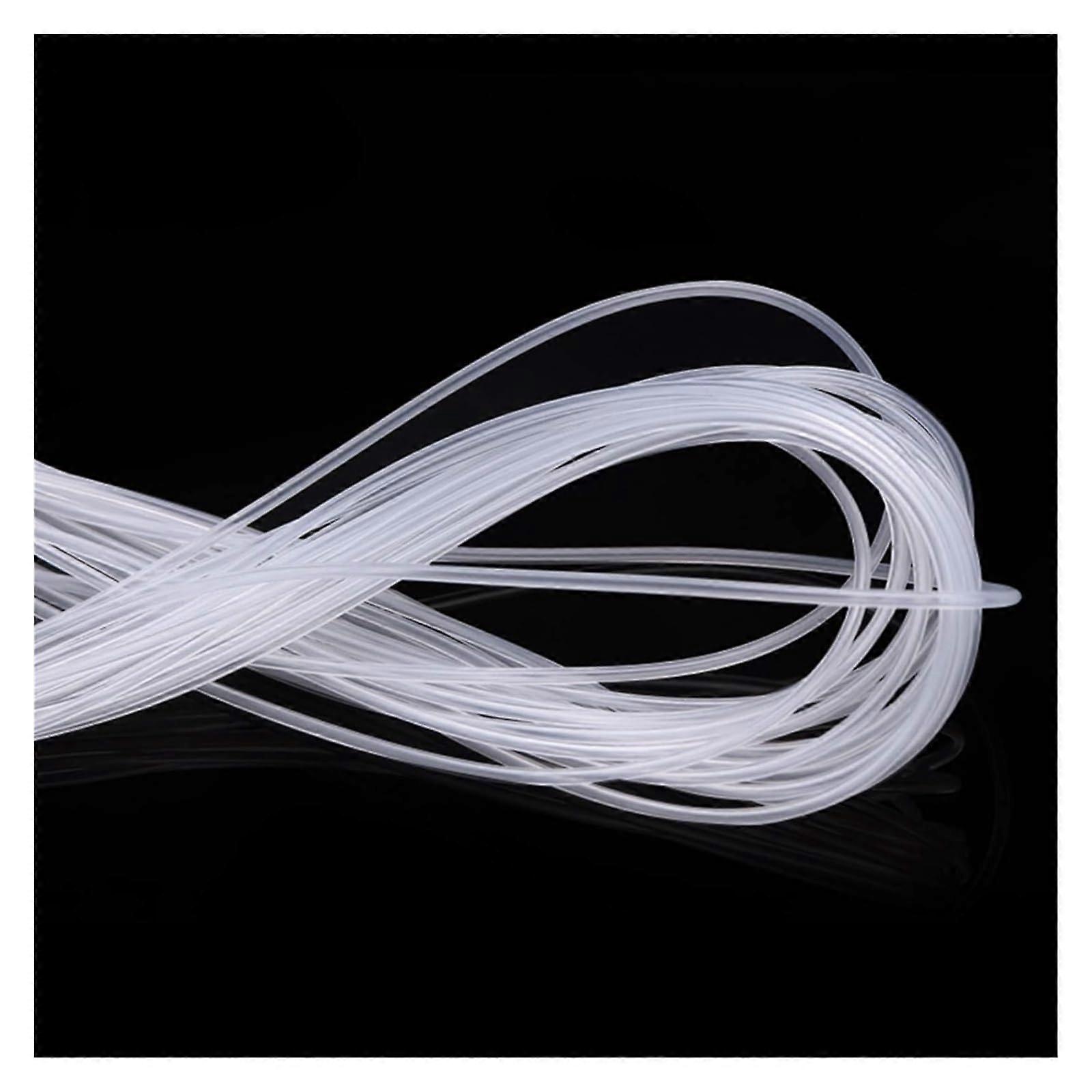 Plastic Pipe 1M ID 1.5mm x 3.5mm OD Flexible Rubber Hose for Drinking Water One Color Specifications