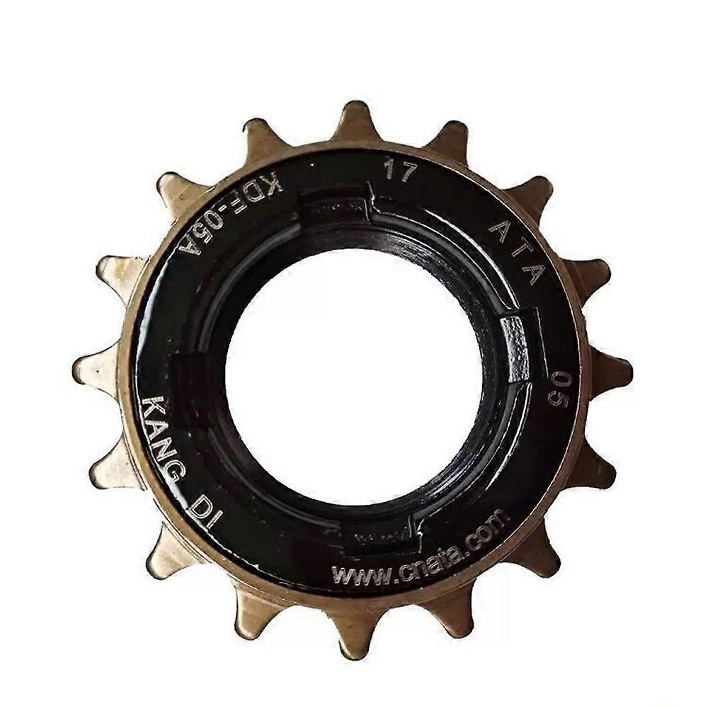 Volant monolithique modifi�� �� engrenage fixe 16T 18T, roue libre de v��lo en acier, pignon �� vitesse unique, roue libre 1/2 "X 1/8"