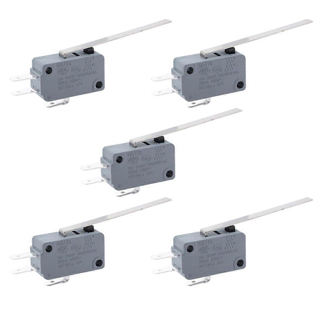 5pcs G5T16E1Z200A03 Micro Limit Switch SPDT Momentary Snap Action for Electrical Control Long Life