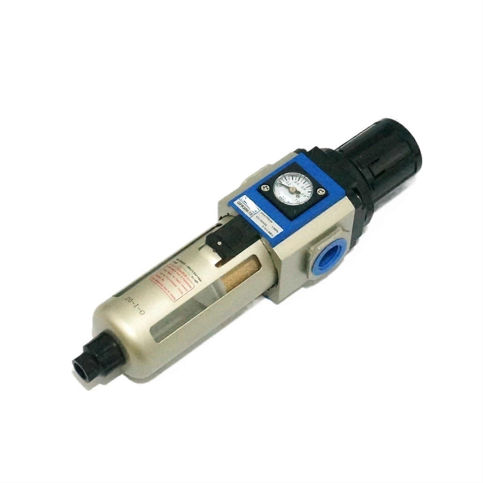 GFR30015 1/2' BSPP Air Filter Regulator with SemiAuto Drain for Precise Pressure Control