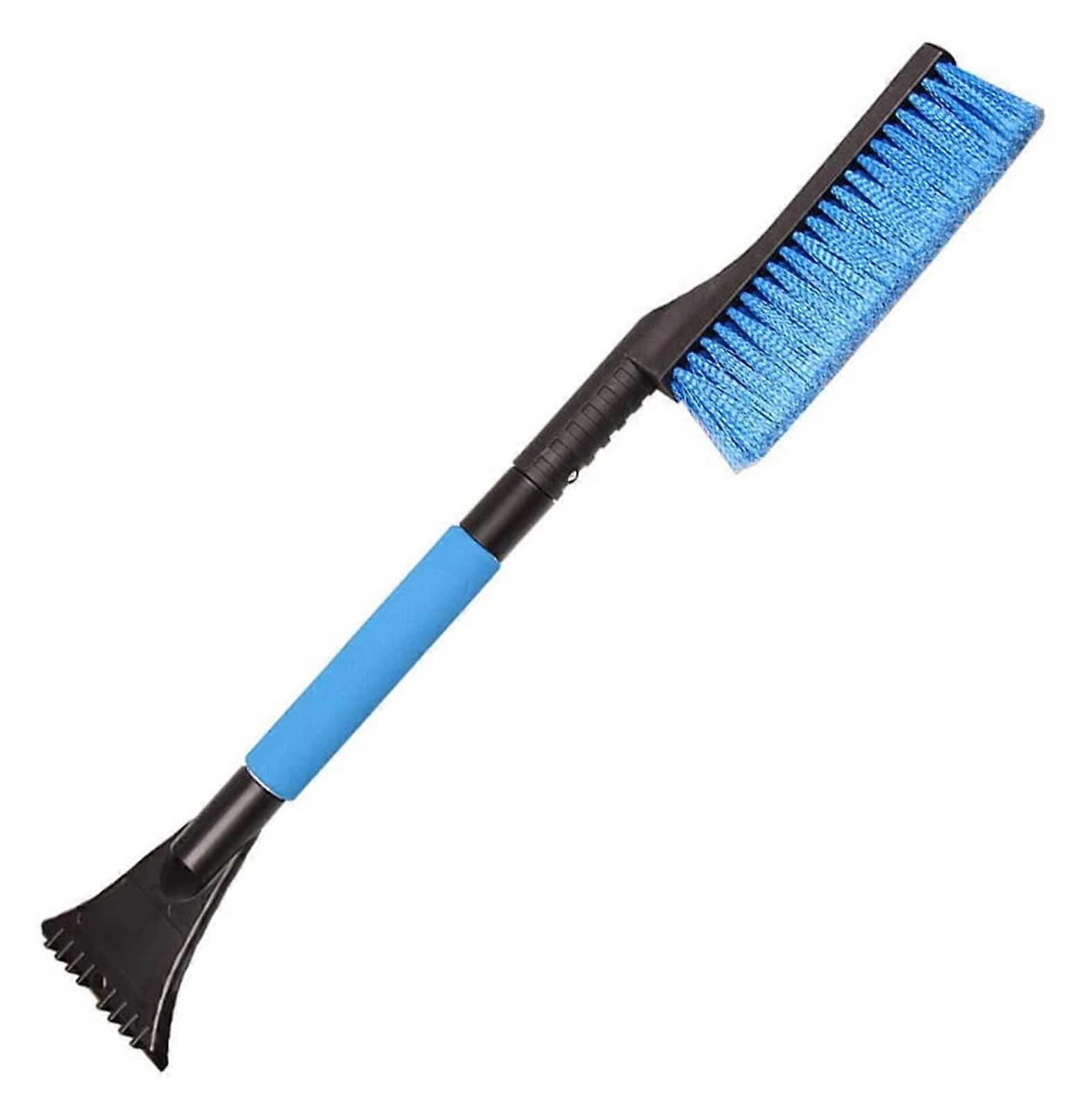 Telescopic Car Snow Brush and Ice Scraper 2 in 1 with NonSlip Comfort Grip PaintSafe Bristles