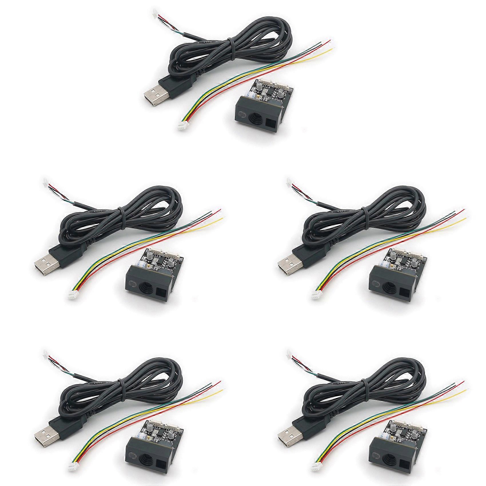 5X GM865 1D 2D Barcode Scanner USB TTL Bar Code Reader QR Code Module CMOS with Cable for Bus Supermarket ,Near -Lens