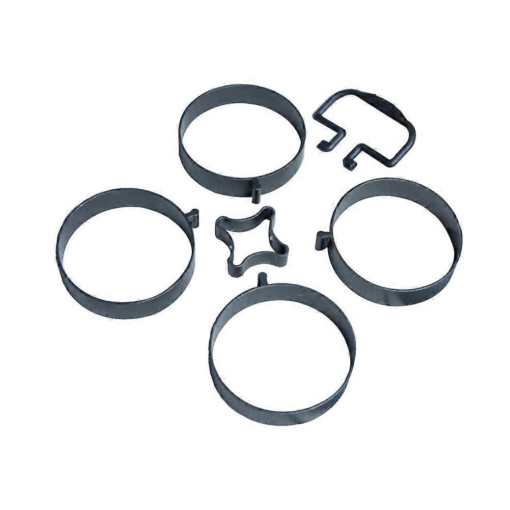 Egg Fry Mold Black Aluminum Tool for 1Set Creative Kitchen Use