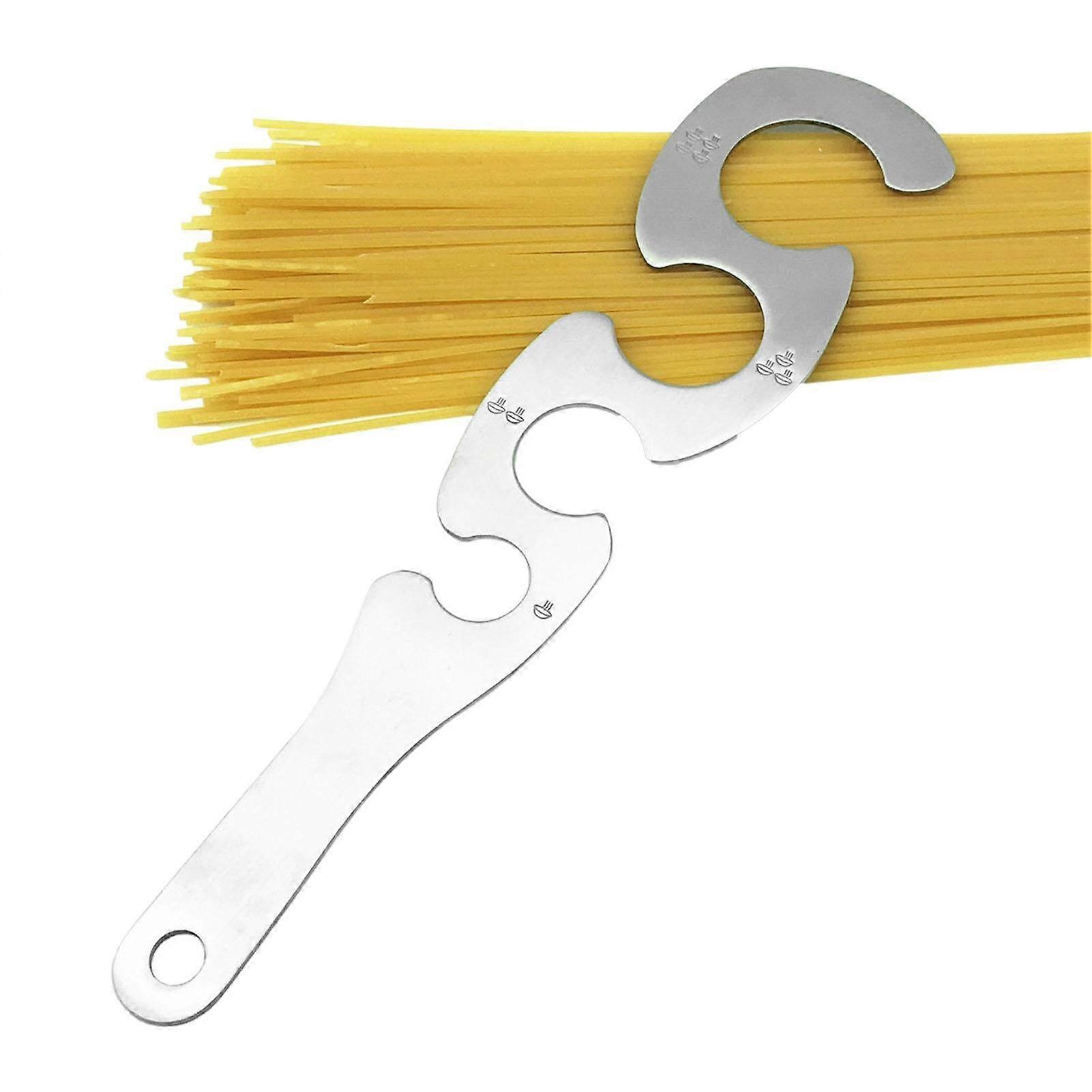 Stainless Steel Pasta Measuring Tool S Shape Spaghetti Portion Control with Four Size Options
