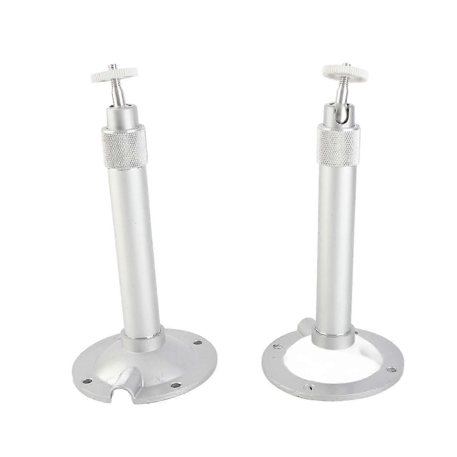 2025 2pcs 7.9in Surveillance Camera Bracket 360 Degrees Adjustable 1/4in M6 Thread