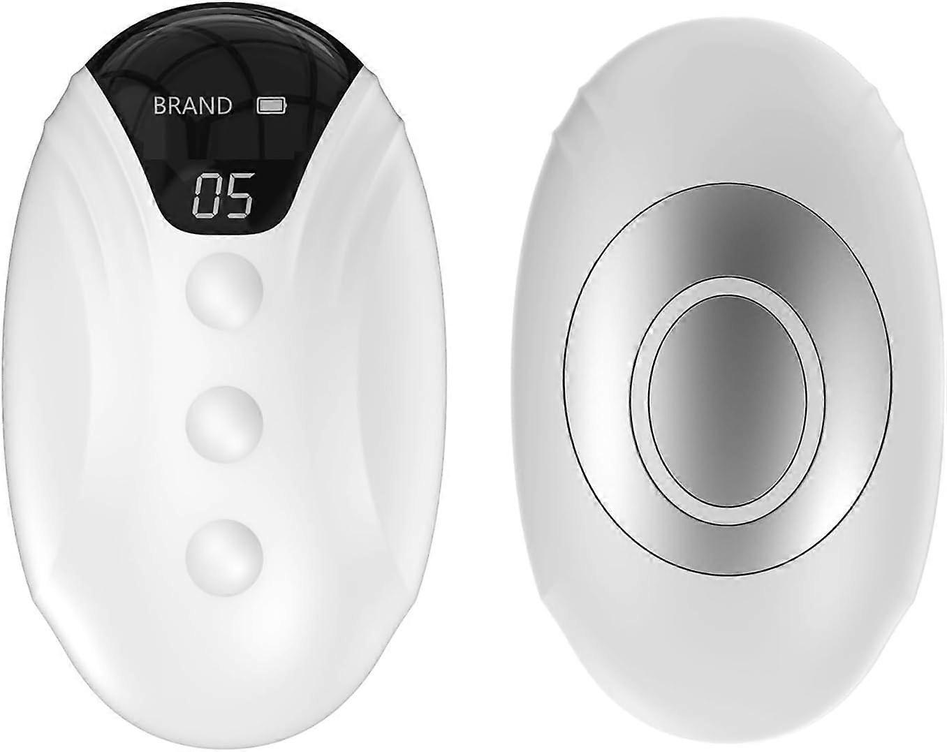 Sleep Aid Device with Dual Frequency Modes, 15Level Intensity, Anxiety Relief Handheld (White)