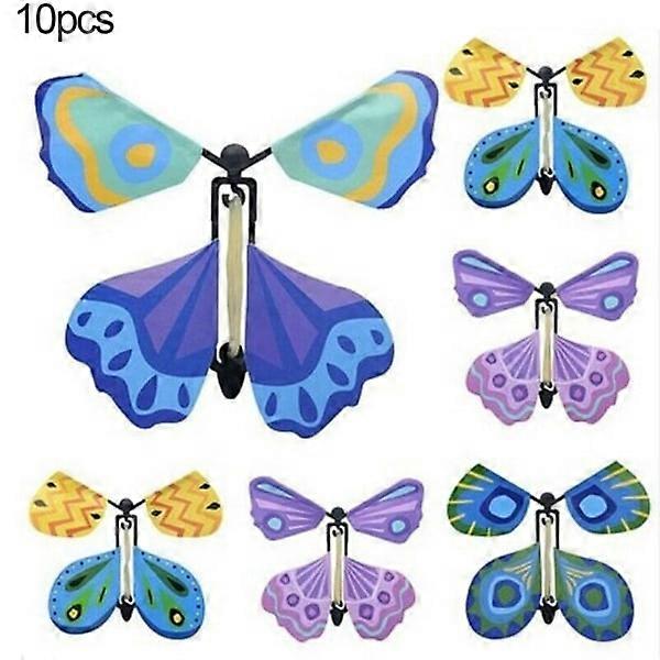 Magic flying butterfly flying cards 10 pcs p