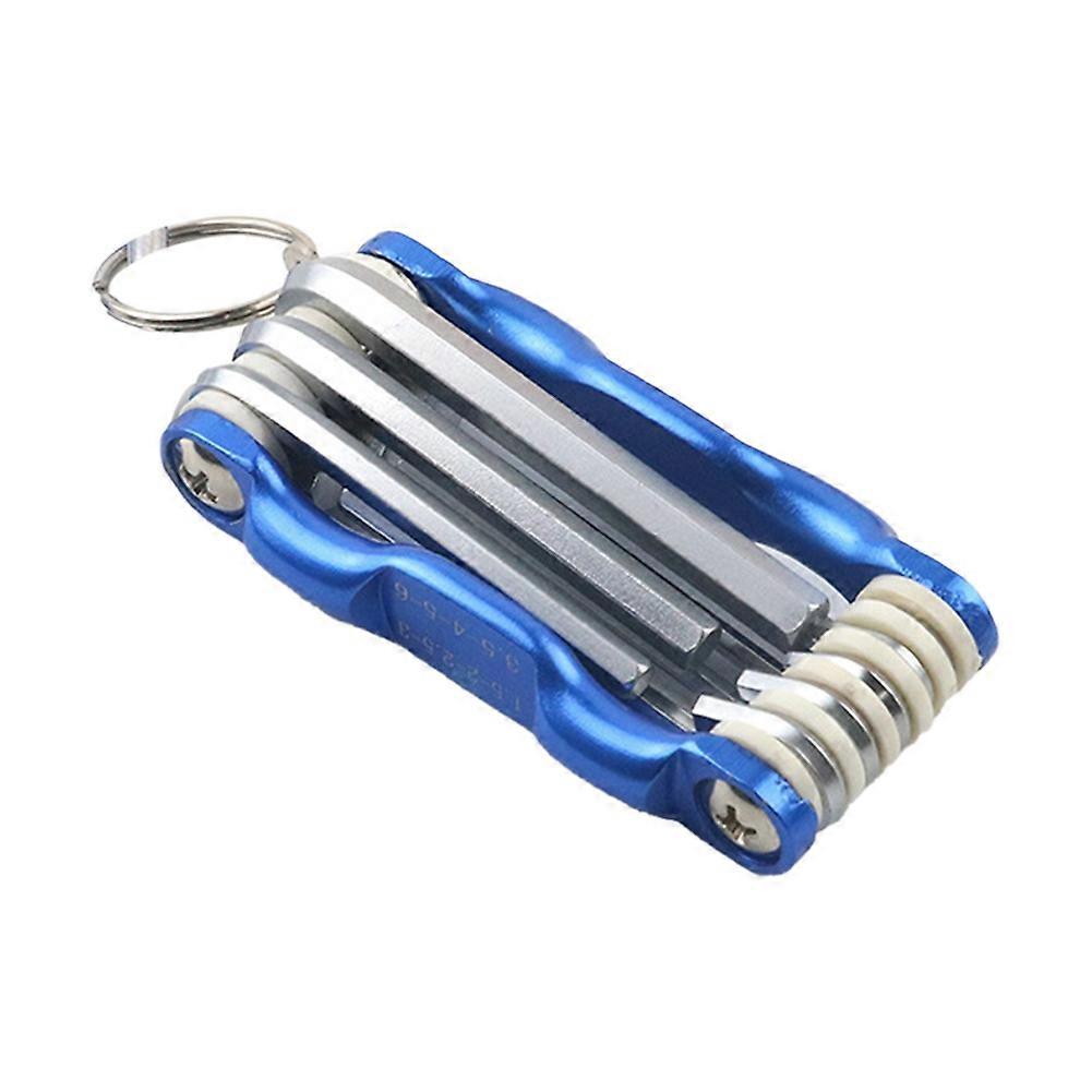 Folding Hex Key Box End Wrench Set Flat Ball Head Spanner Key Set-A