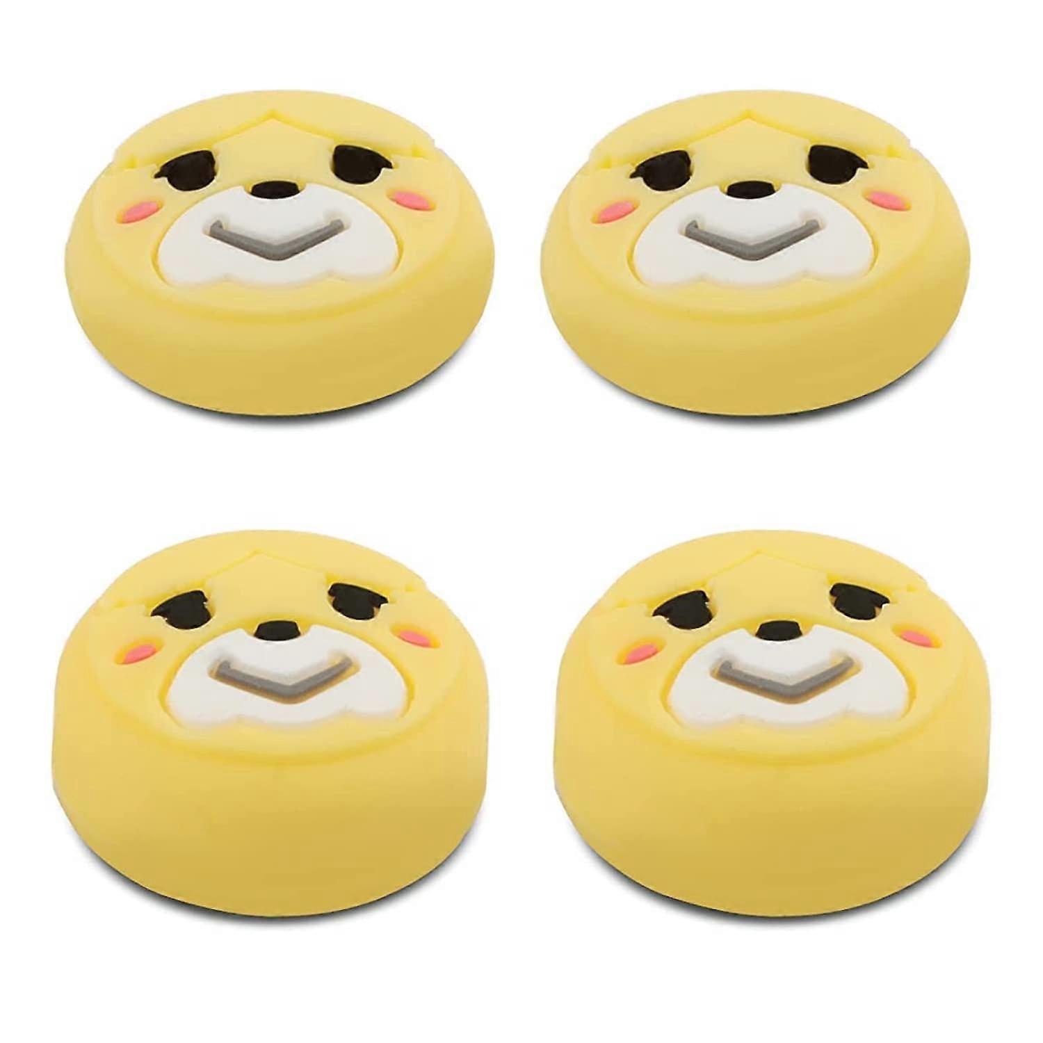 Thumb Grips Cute Kawaii Soft Silicone Joystick Caps for Nintendo Switch and Switch Lite Controllers