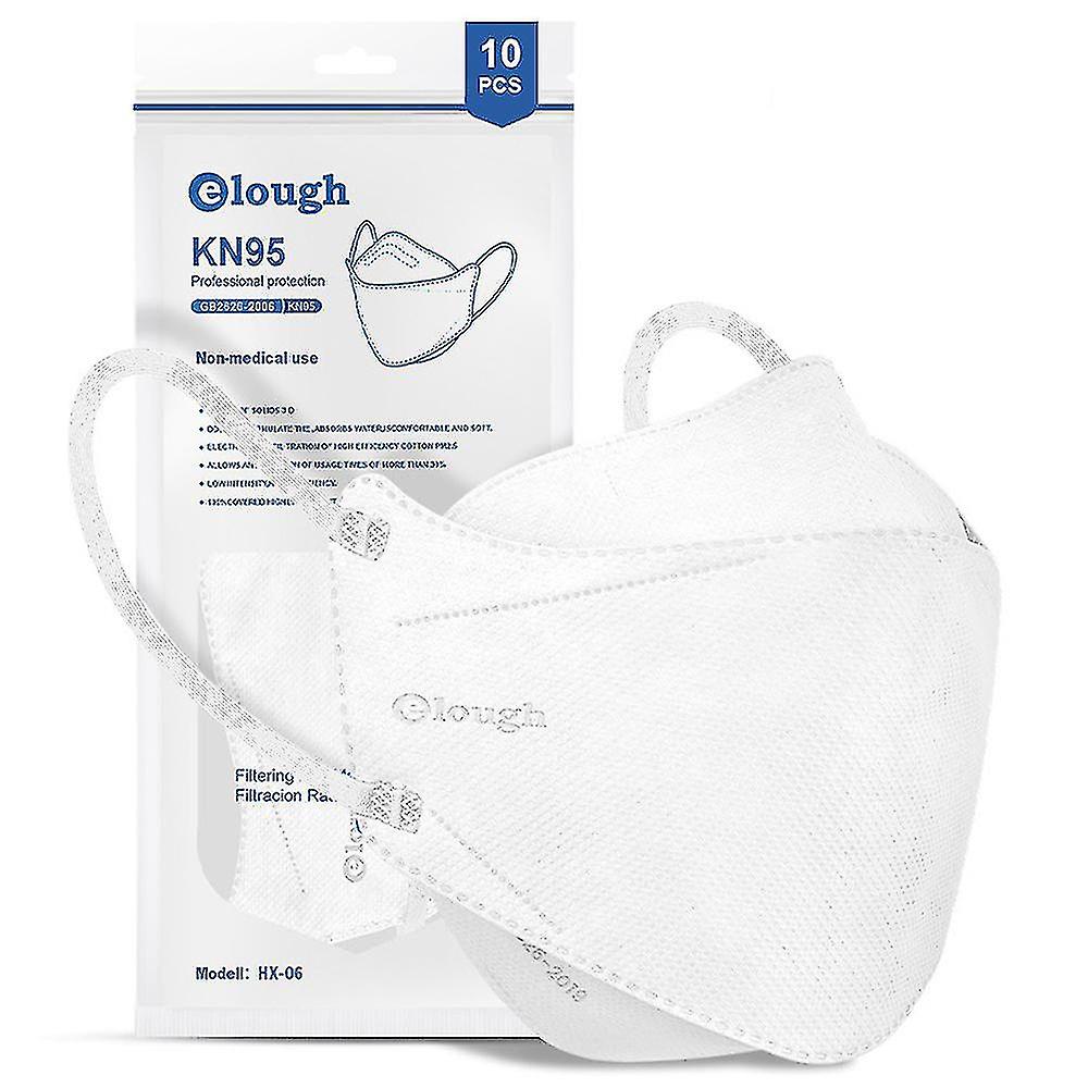 Galaxylense KN95 Face Masks – 40 Pack White Disposable Respirators, CE Approved