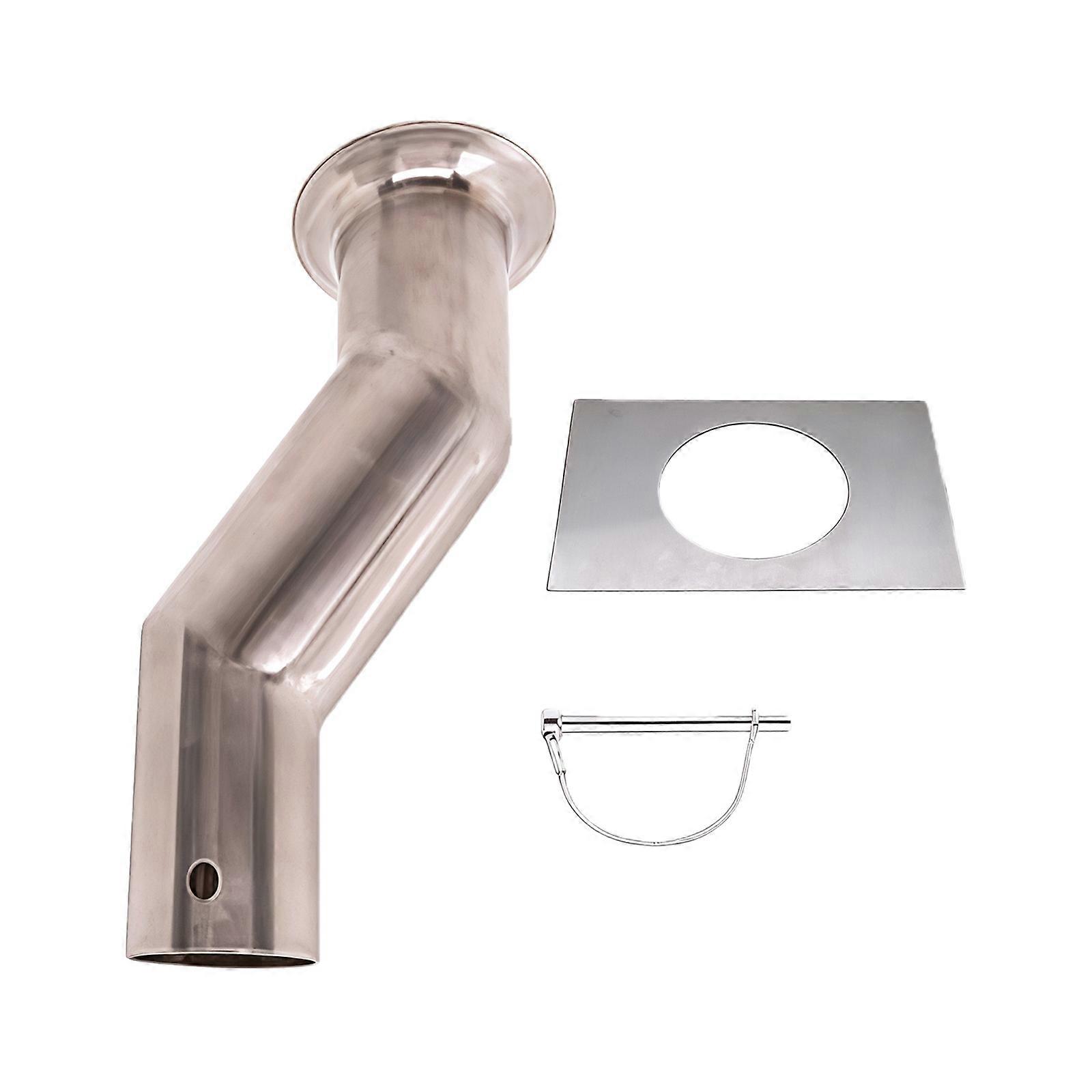 Outdoor Rain Chain Adapter Stainless Steel Construction Rusts Proof Offset For Efficient Water Flows Multicolor