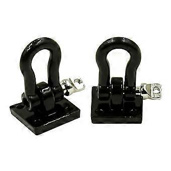 Produktbild von Edelstahl Abschlepphaken – 2 D-Ringe Für Anhänger, LKW & Boot, 5x4,7 Cm, Robust & Rostfrei