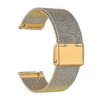 For Suunto 9 22mm Milanese Stainless Steel Mesh Strap Replacement Smart Watch Wrist Band with Buckle
