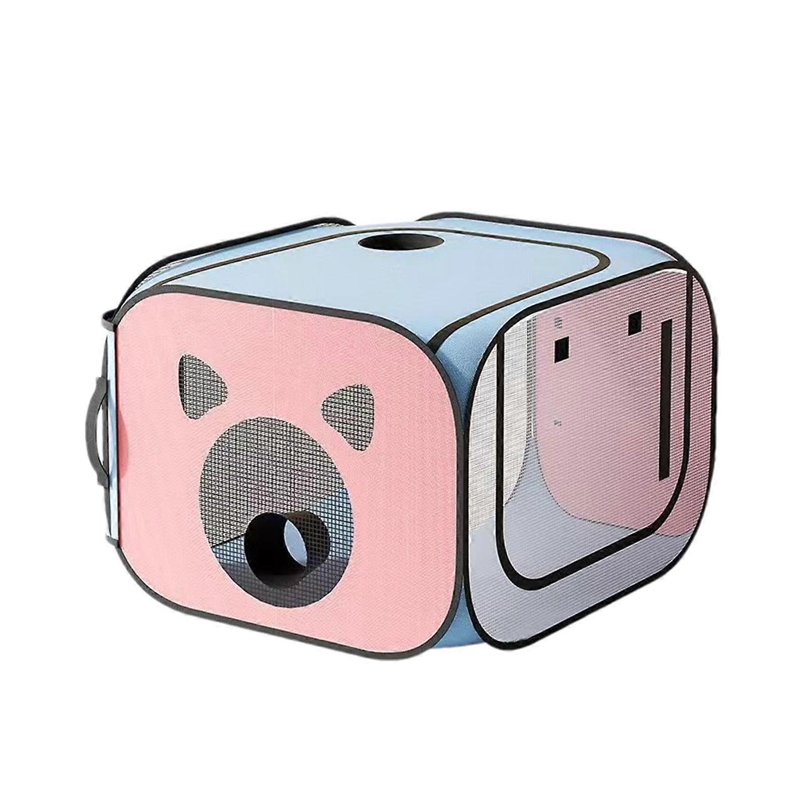 Pet Drying Box with Fast Drying Technology, Foldable Grooming Crate for Cats and Small Dogs