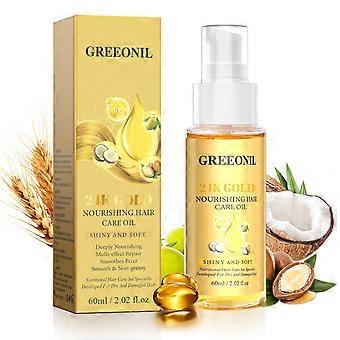 Argan Oil Hair Serum with Coconut and Olive for Instant Frizz Control, Shine and Split End , 60ml