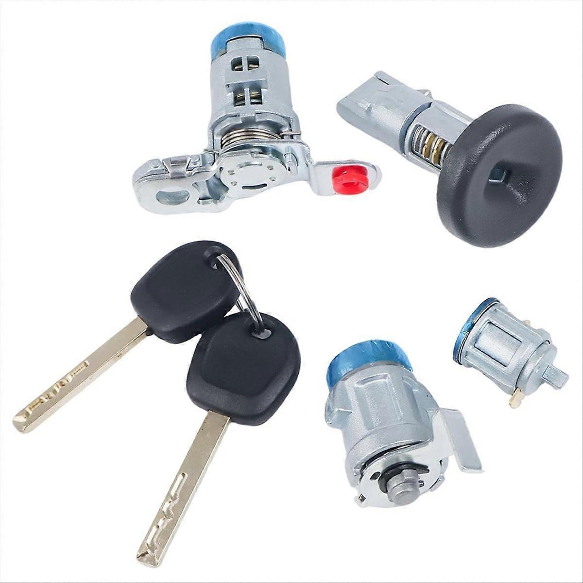 Lock Cylinder Switch Set for 13590041 84668679 Door Handle/ Latch/Ignition Switch