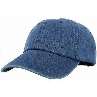 Baseballcaps, pappahatt, 100 % bomull, polostil, ensfarget, blank, justerbar størrelse.