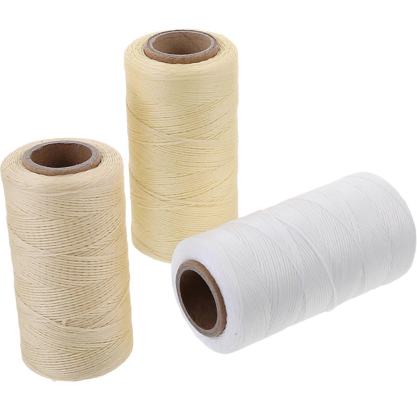 Waxed Line Sewing Wax Thread for DIY Tools 3Pcs