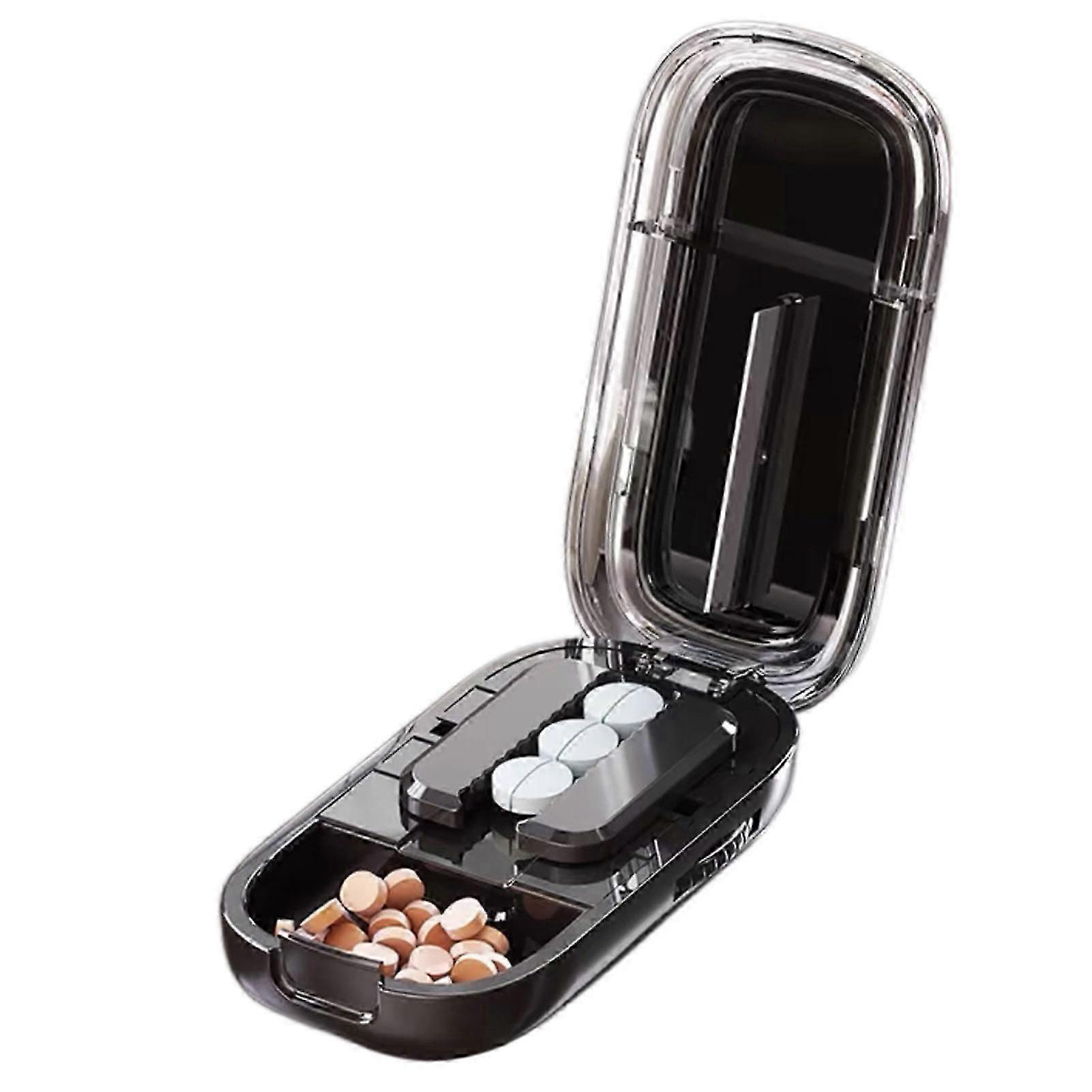 Precision Pill Cutter with Adjustable Alignment for All Ages