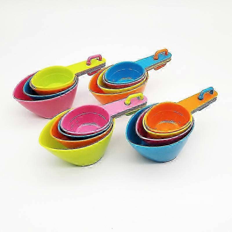 4-Piece Random Color Measuring Cups and Spoons Kitchen Tools Set