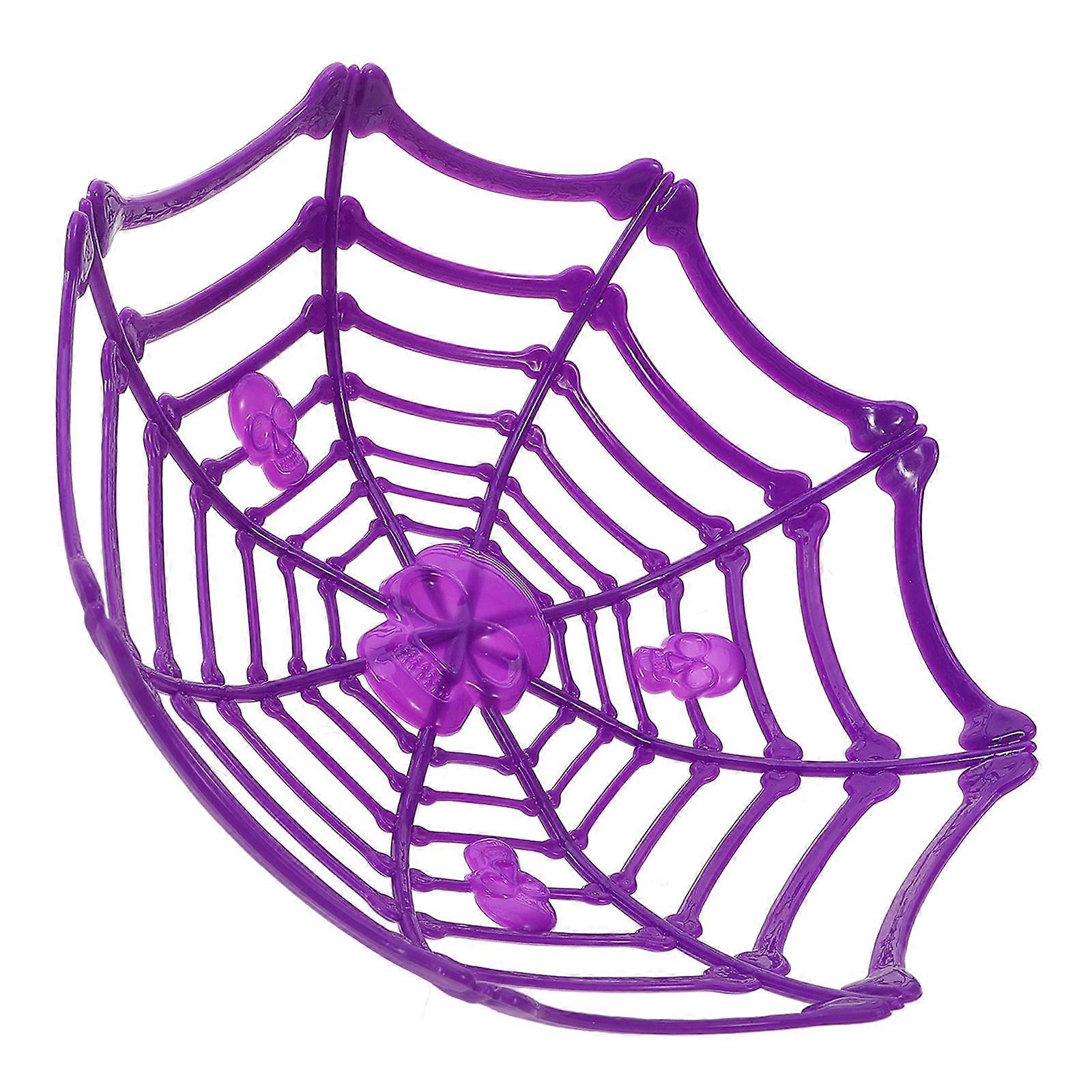 Spider Web Fruit Basket for Storage Candy Snack Serving Basket