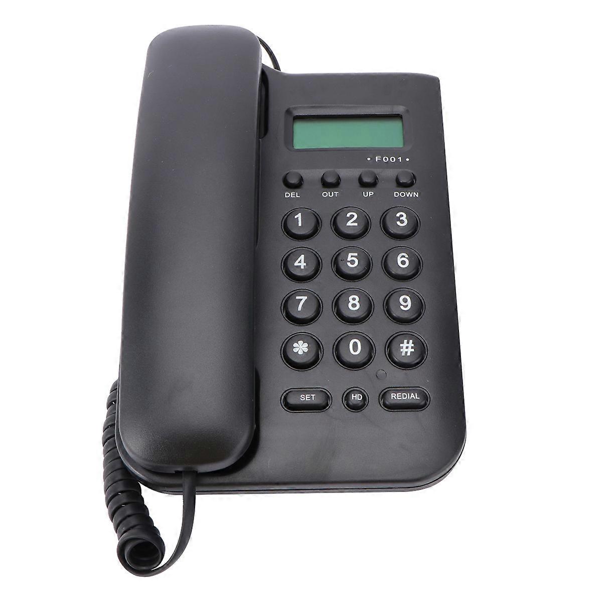 Vægtelefon til udenrigshandel, sort PVC