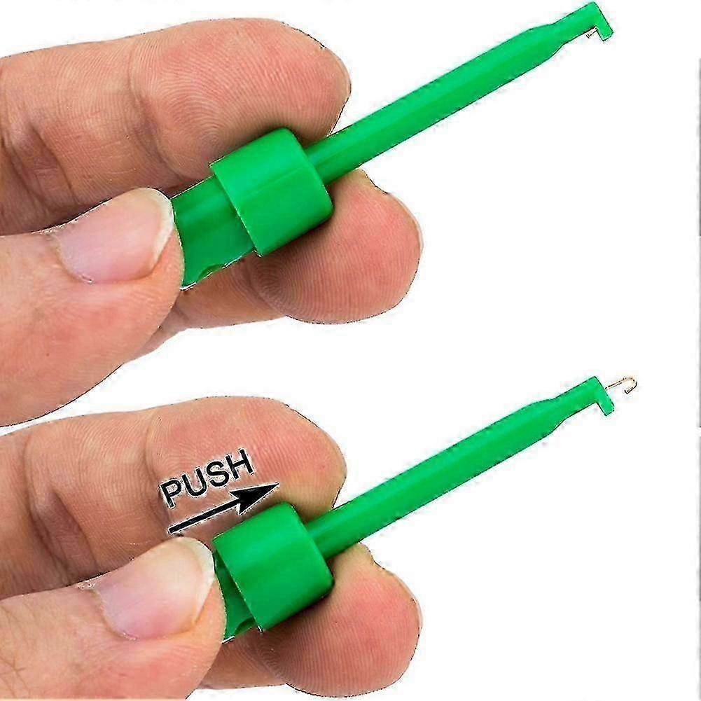 30Pcs Measuring Clamps, Test Tips, Multimeter Wire Lead Test Clip, Electronic Mini Test Probe Set,P