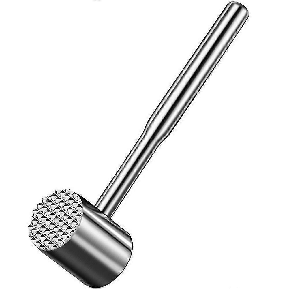 Beef Tenderizing Tool Meat Mallet for Kitchen Use 1 Piece Silver