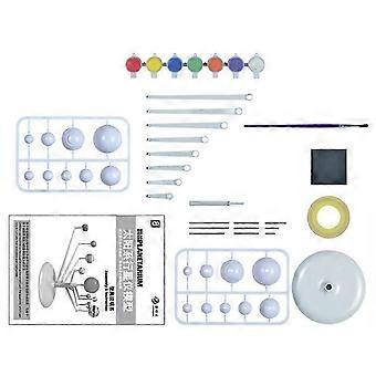Kit modello del sistema solare con pianeti, giocattolo per assemblaggio fai-da-te, 1 set, strumento didattico.