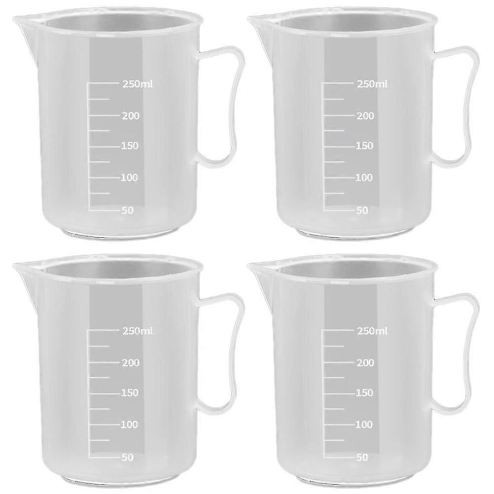 Plastic Measuring Cup with Scale for Baking 4Pcs Liquid Measuring Tools